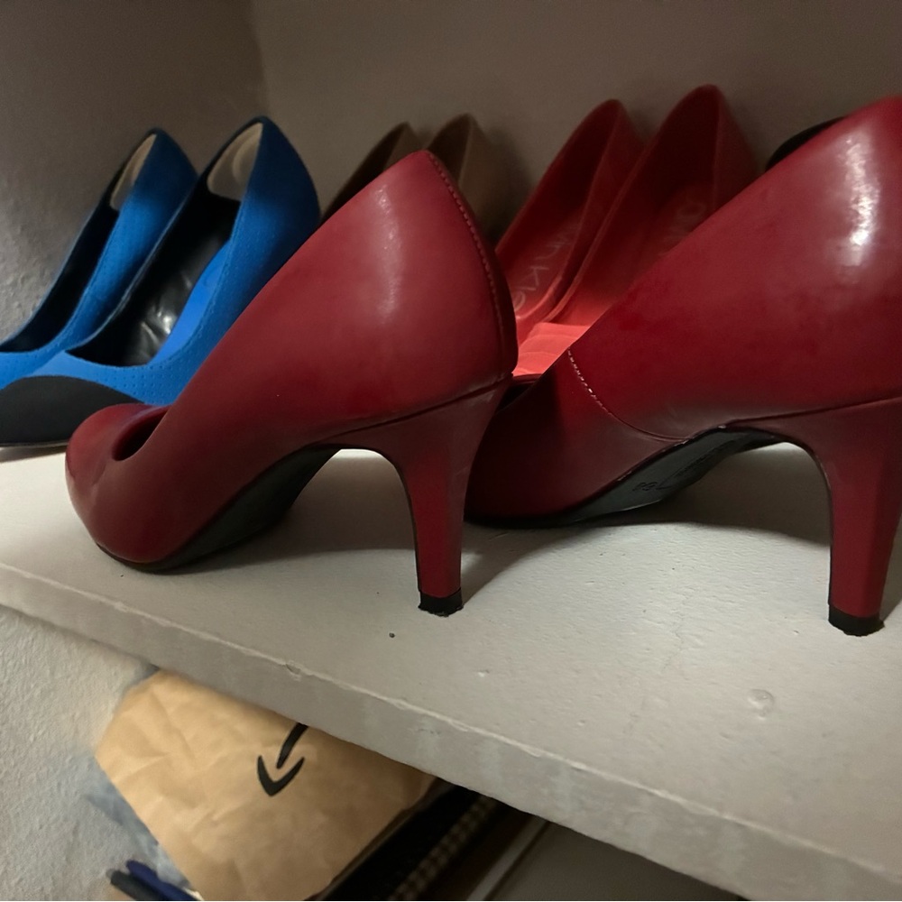 Elegant Red Women's Heels